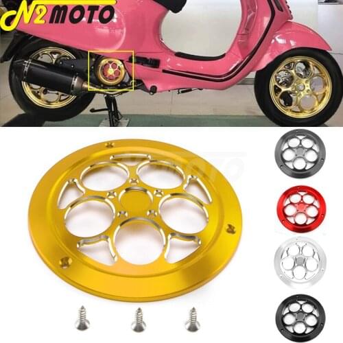 For Vespa Sprint Primavera 150 2013-2020 CNC Aluminum Motorcycle Gold Engine Guard Fan Cover Radiator Guard Protective Pad