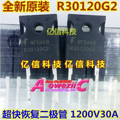 Aoweziic 100% new imported original R30120G2 ISL9R30120G2 TO-247 Ultra Fast Recovery Diode 1200V 30A