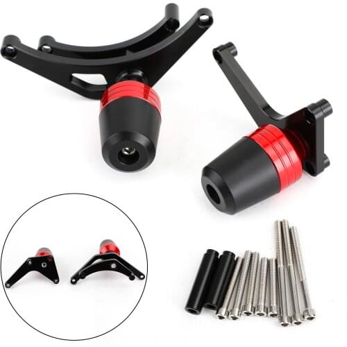 Areyourshop Billet ALU Anti Crash Frame Protector Black Fit for Ducati Supersport 939 2017 2018 2019 Motorcycle Accessories Part