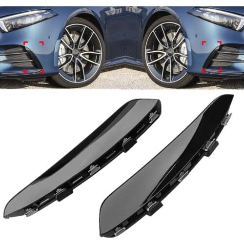For Benz A Class W177 Hatcback Sedan A160 A180 A200 A250 AMG A35 Front Bumper Lip Fog Lamp Air Vent Cover Fender Molding Trim