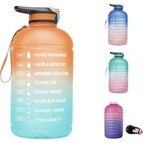 1 Gallon 3.78L Water Bottle Cup Leak-proof PETG Water Cup Drinking Cup Large Capacity Water Jug Outdoor Gym Sports Bottles