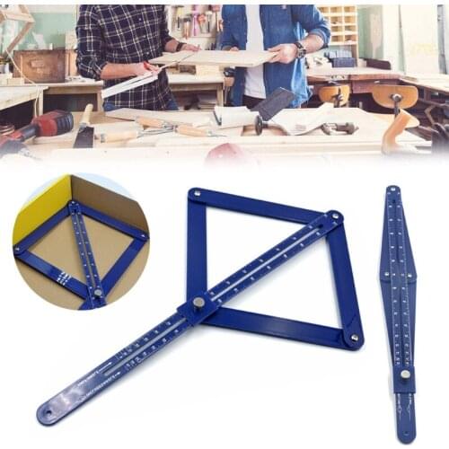 38cm 45cm Multifunctional Protractor Woodworking Model Craft Angle Square Tool Corner Angle Finder Tool Square Ruler Protractor
