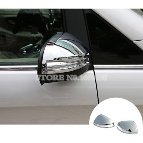 ABS Chrome Side Rearview Mirror Trim Cover 2pcs For Benz V-Class W447 2014-2018 Car accesories interior Car Trim