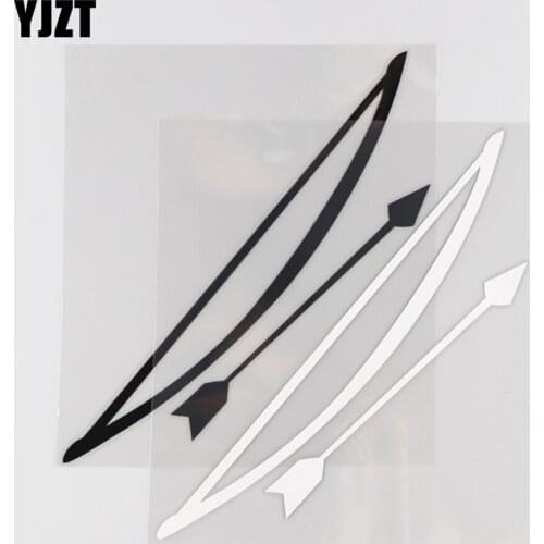YJZT 14.5CM*17CM Bow And Arrow Weapon Pattern Car Sticker Decoration Vinyl Decal 1A-0497