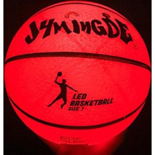 Night Light Basketball High Brightness LED Growing Rubber Basketball For Training Freestyle Performances Good Gifts Newer