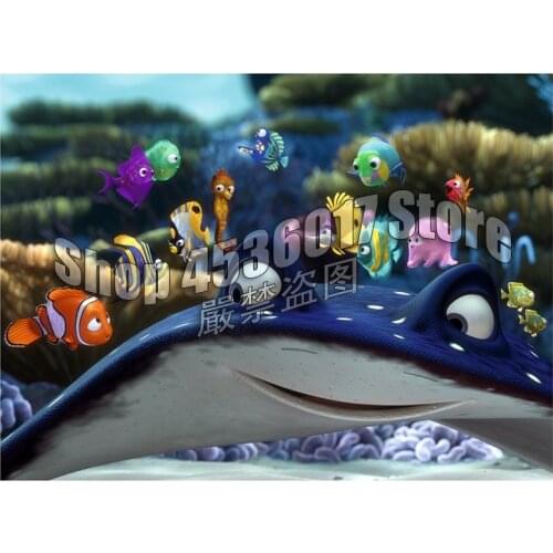 Full 5D DIY Diamond Painting Nemo and his Friends canvas Embroidery Cross Stitch Needlework Diamond Mosaic Paintings Decor Gift