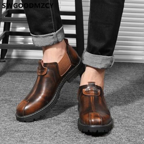 Loafers Mens Formal Shoes Genuine Leather Oxford Shoes For Men Designer Shoes Men Fashion Chaussure Classique Homme Calcados