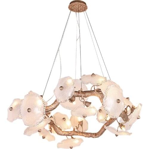 Indoor decoration fancy luxury large crystal led chandelier lamp