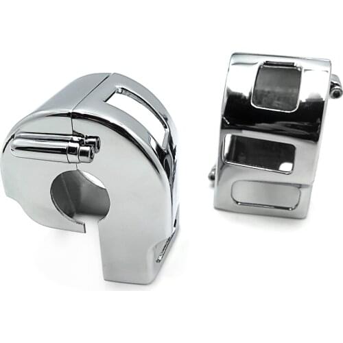 Aftermarket free shipping motorcycle parts Chrome Switch Housing Cover for Yamaha V-Star XVS 650 Classic Silverado models