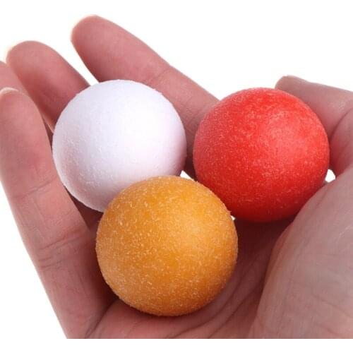 1pc 36mm Roughened Surface Foosball Table Soccer Ball Baby Foot Fussball Plastic