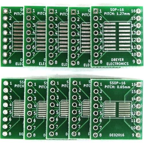 10pcs/lot 16-Pin 24-Pin SOIC-16 SOIC-24 SOP-16 SOP-24 SSOP-16 To DIP-16 SSOP-24 To DIP-24 Breakout Board