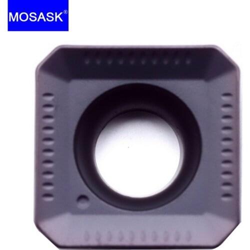 MOSASK 10pcs SEHT1204AFSN ZM90 Milling Steel Medium Finish Machining of General Material Tungsten Carbide Inserts