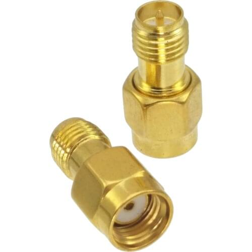 10pcs RP-SMA male Jack to RP-SMA female Plug series RF adapter connector