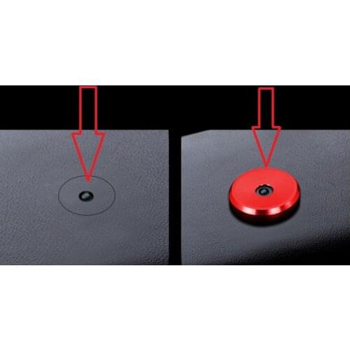 4PCS Car Door Lock Ring Decorative Stickers For Porsche Cayenne Panamera Macan