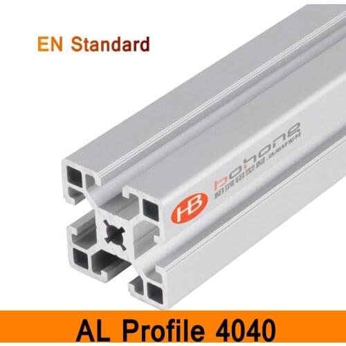 4040 Aluminium Profile EN Standard Brackets DIY Workbench AL Aluminum Extrusion Square Shape CNC 3D DIY Printer Parts Line Rail