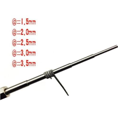 5 Sizes Jewelry Wire Ring Wrapping Step Mandel Steel Round Bead Working Loop DIY Jump Ring Metal Jewelry Forming Tools W0YA