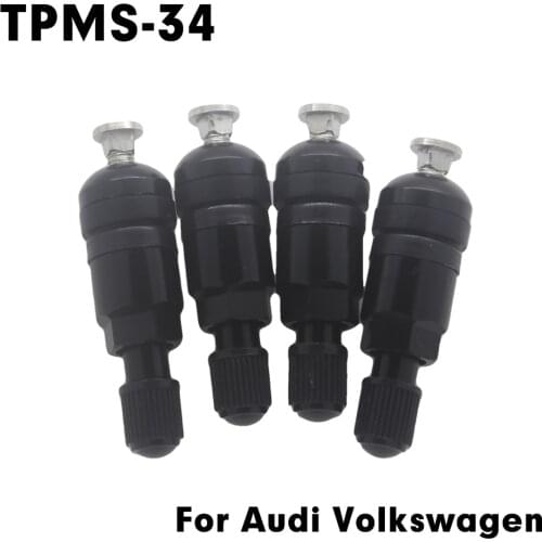 TPMS-34 Tire Valves For For Audi Volkswagen Porsche BMW Aluminum Car Valve Stem Tire Sensor Kit Tire pressure sensor Valves