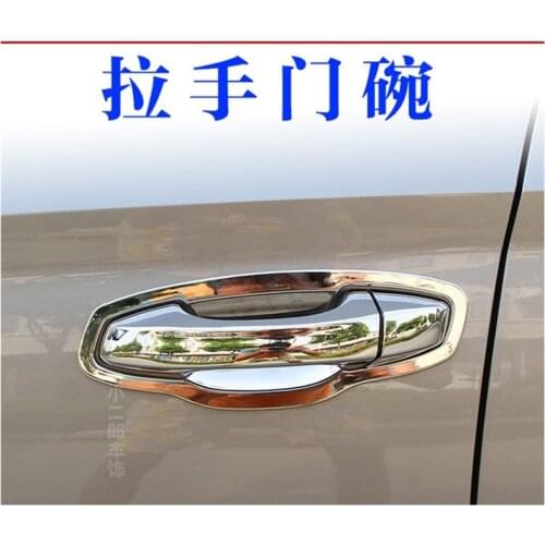 Car accessories For 2016 2017 2018 Skoda Superb ABS Chrome Door Handle Cover Accessories Car styling
