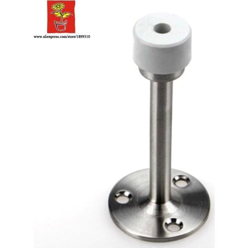 CHICOO Diy Choice Building Decoration Stainless Steel Glass Door Stops Wall Protector Doorstop