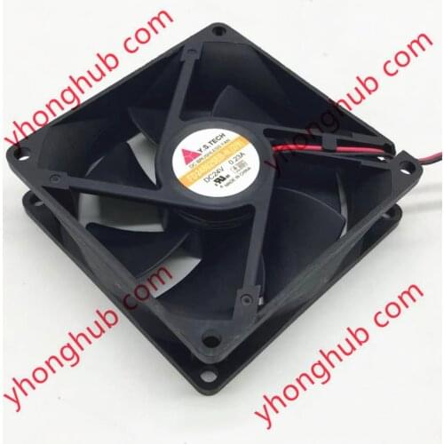 Y.S TECH FD248025EB-N DC 24V 0.23A 80x80x25mm 2-wire Server Cooling Fan
