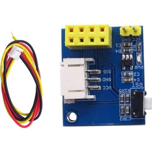 ESP8266 ESP-01 ESP-01S RGB LED Controller Adapter Module for Arduino IDE WS2812 Light Ring Smart Electronic Christmas DIY DC 5V