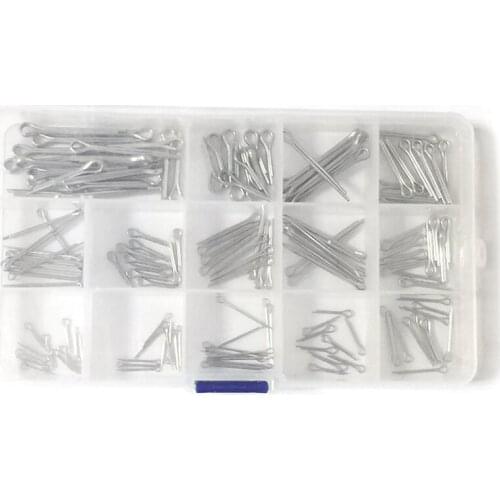JFBL Hot 150 Pieces, 7 Specifications, 304 Stainless Steel Split Pin, U-Shaped Hairpin Pin, Spring Pin