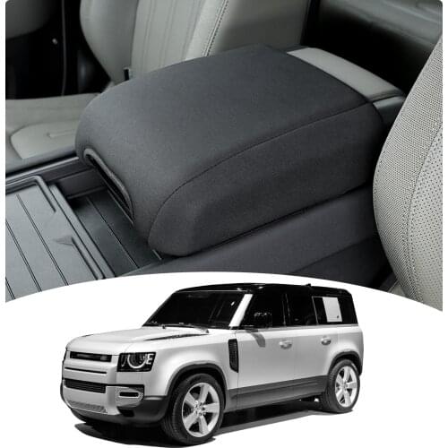 LFOTPP Car Armrest Box Cover For Defender 90 110 2020 Central Control Container Protection Pad Auto Interior Accessories Black