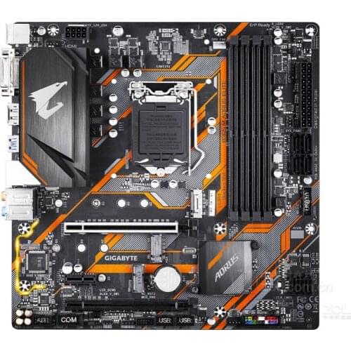 Used Gigabyte B365M AORUS ELITE original mainboard LGA 1151DDR4 DVI HDMI 64GB USB2.0 USB3.0 M.2 B365 desktop motherboards