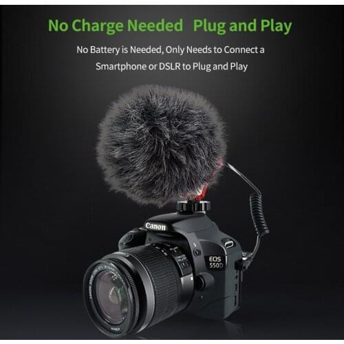 Acemic CAM50Plus Vlog Video Shot Gun Microphone