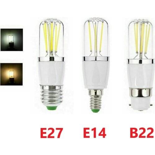 Mini LED Filament Light Bulb B22 LED Fridge Freezer COB Dimmable Bulbs 3/4/6W Warm / Cold White Lamps Lighting