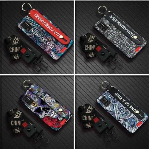 Wristband TPU Phone Case For UMIDIGI Bison/2021 For Man Wrist Strap Silicone Dirt-resistant