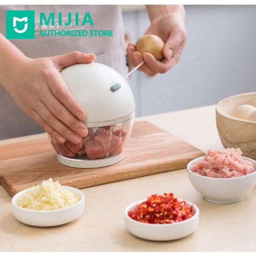 Xiaomi mi Jordan Judy 500ml Meat Grinder Portable Blender Fruit Vegetable Nuts Garlic Hand-Power Food Chopper