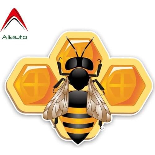 Aliauto Funny Car Sticker The Bees Were Lying on The Honey Decal Accessories PVC for Volkswagen Ford BMW Audi Toyota,13cm*10cm