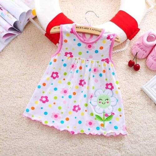 Girl Dress 2020 Summer 3-10 Years Baby Fashion 100% Cotton Childrens Clothes Flower Style Kids Clothing Princess Dresses