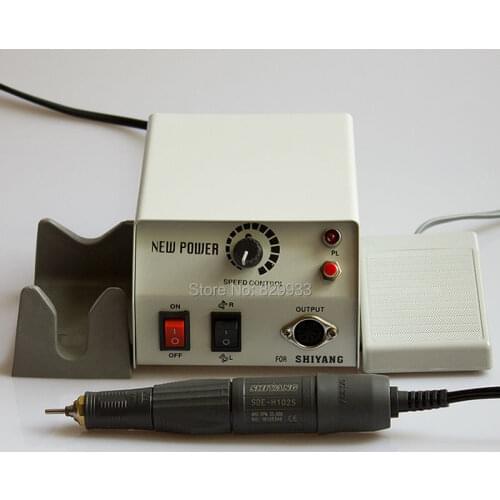 Professional High Speed New Power 35K RPM H102S Micromotor Nail Polishing Drill for Dental Chiropody Podiatry Pedicure Manicure