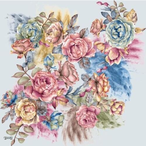 REYYAN SILK TEXTURED OYALIK WRITING-12-RENK-23