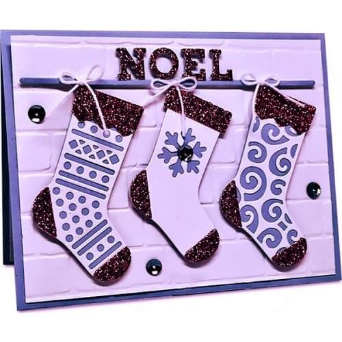 Christmas stockings Metal Cutting Dies for DIY Scrapbooking Album Paper Cards Decorative Crafts Embossing Die Cuts