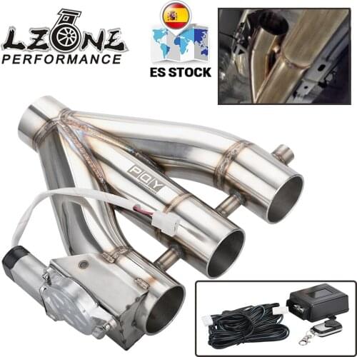 Brand New 3in1 2.5" 63mm / 3.0" 76mm Electric Exhaust 3 Outlet Downpipe E-Cutout Cut Out Valve With Remote Control Wireless