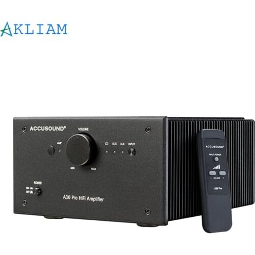 AkLIAM Pure Class A Power Amplifier Home Theater 2.0 A30Pro Hifi Audio Amp Speakers Amplifier