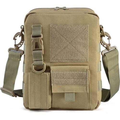 Military Tactical Shoulder Bag Unisex Military Messenger Backpack Camouflage Messenger Bag Outdoor Hunting Camping Bag