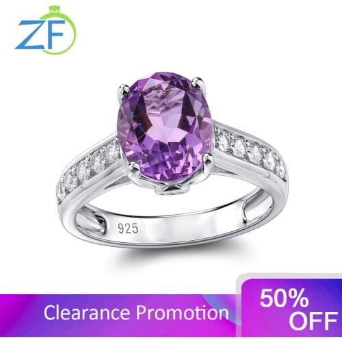 GZ ZONGFA Stylish Natural Blue Topaz Gem Women Jewelry 925 Sterling Silver Classic Wedding Engagement rings jewelry