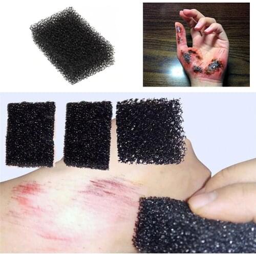 1Pcs Halloween Makeup Sponge Special Blood Scar Stubble Wound Make Up Stipple Sponge Cosplay Art Shaping Special Effects Makeup