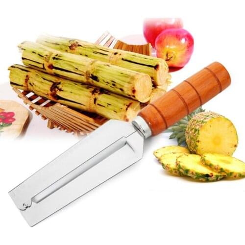 1pc stainless steel sharp cane knife pineapple peeler, durable practical portable kitchen gadgets manual fruit/vegetable knife