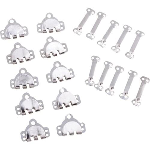 10 Sets Metal Hooks And Bars Sewing Hook Eye Closures For Trousers Skirts Dress