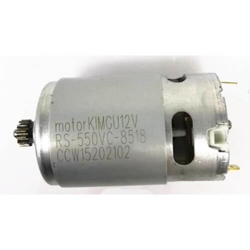 13 Teeth RS-550VC-8518 Motor 12V Replace for BOSCH GSB 12-2-LI 120-LI GSR12-2-LI GSR12-LI GSB120-LI GSR120-LI Milwaukee driver