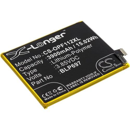 CS 3900mAh / 15.02Wh battery for OPPO CPH1969, F11 Pro BLP697