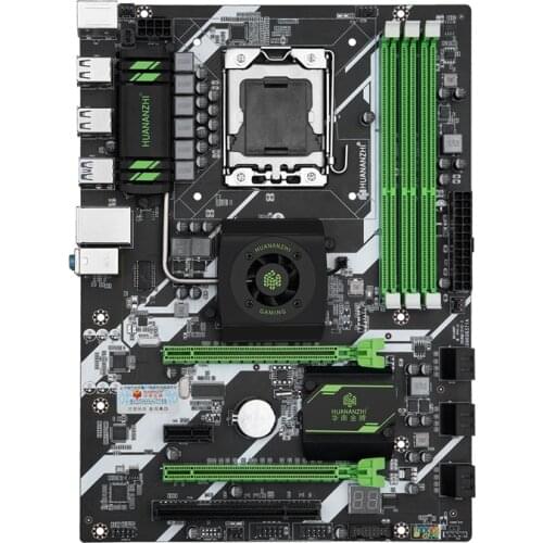 HUANANZHI X58 DELUXE Motherboard X58 for LGA1366 DDR3 1066/133Hz 48GB SATA2.0 USB3.0 ATX LGA1366 Mainboard