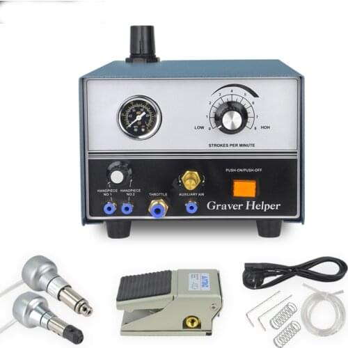 110V/220V Pneumatic Engraving Machine Graver Jewelry Engraver Metal Jewelry making equipment