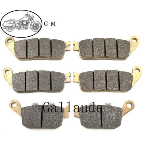 Motorcycle Front / Rear Brake Pads sets For Honda CB 650 F CB650 F CBR 650 F CBR650 F Non ABS & ABS 2014-2018