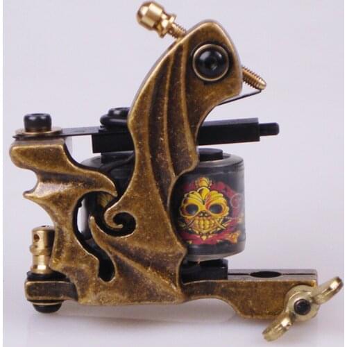 Permanent tattoo machine 10 Wrap Coils Liner And Shader Tattoo Supplies